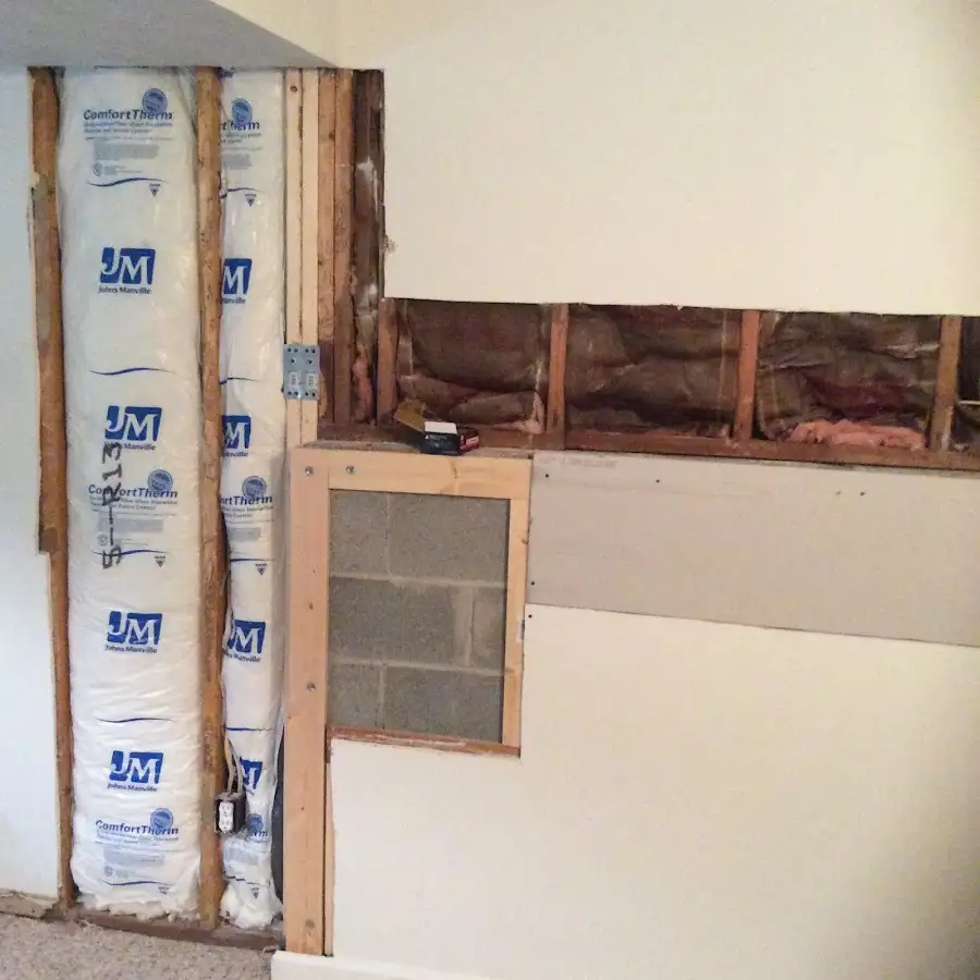 Wall insulation replacement during Odor Removal & Deodorization in Rochelle Park